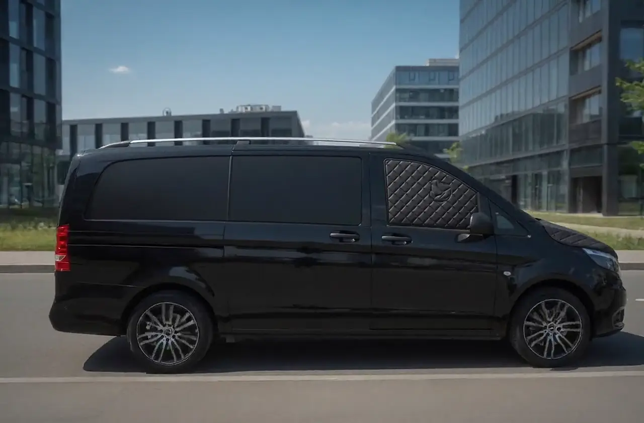 VIP Mercedes Vito — Интерьер и ходовые ракурсы бронированного Vito